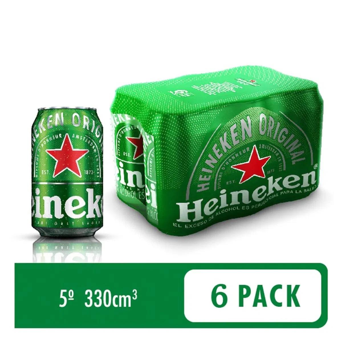 Cerveza Heineken Orginal Lata