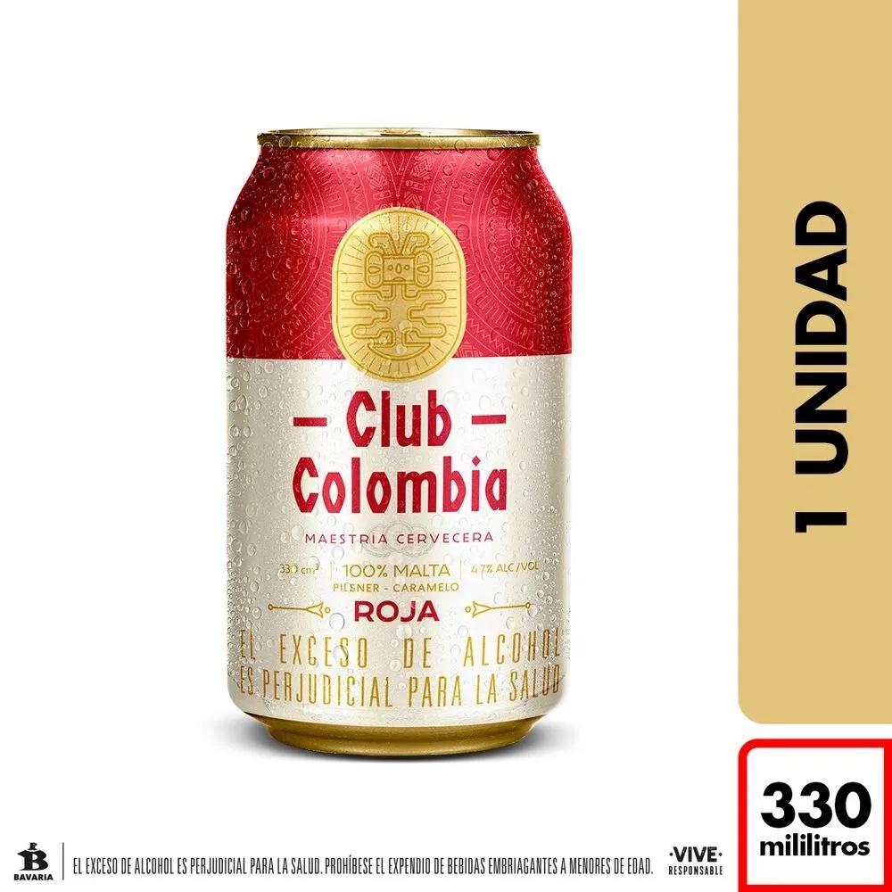 Cerveza Club Colombia Roja Lata